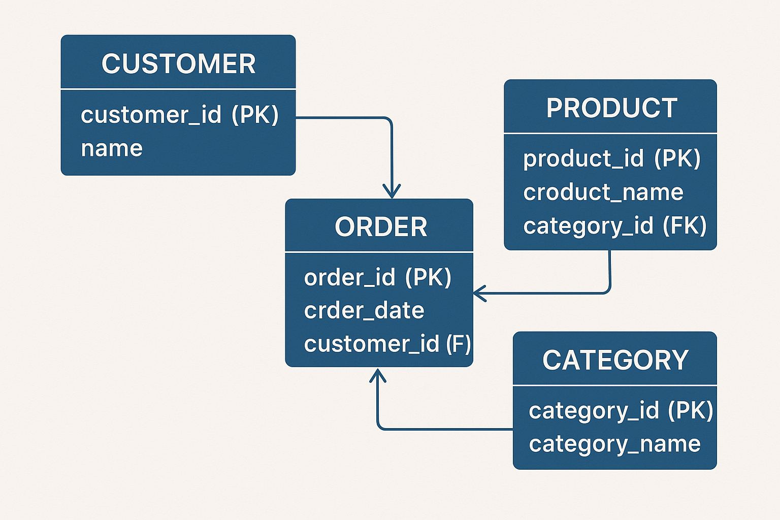 Diagrama de tipos de datos MySQL